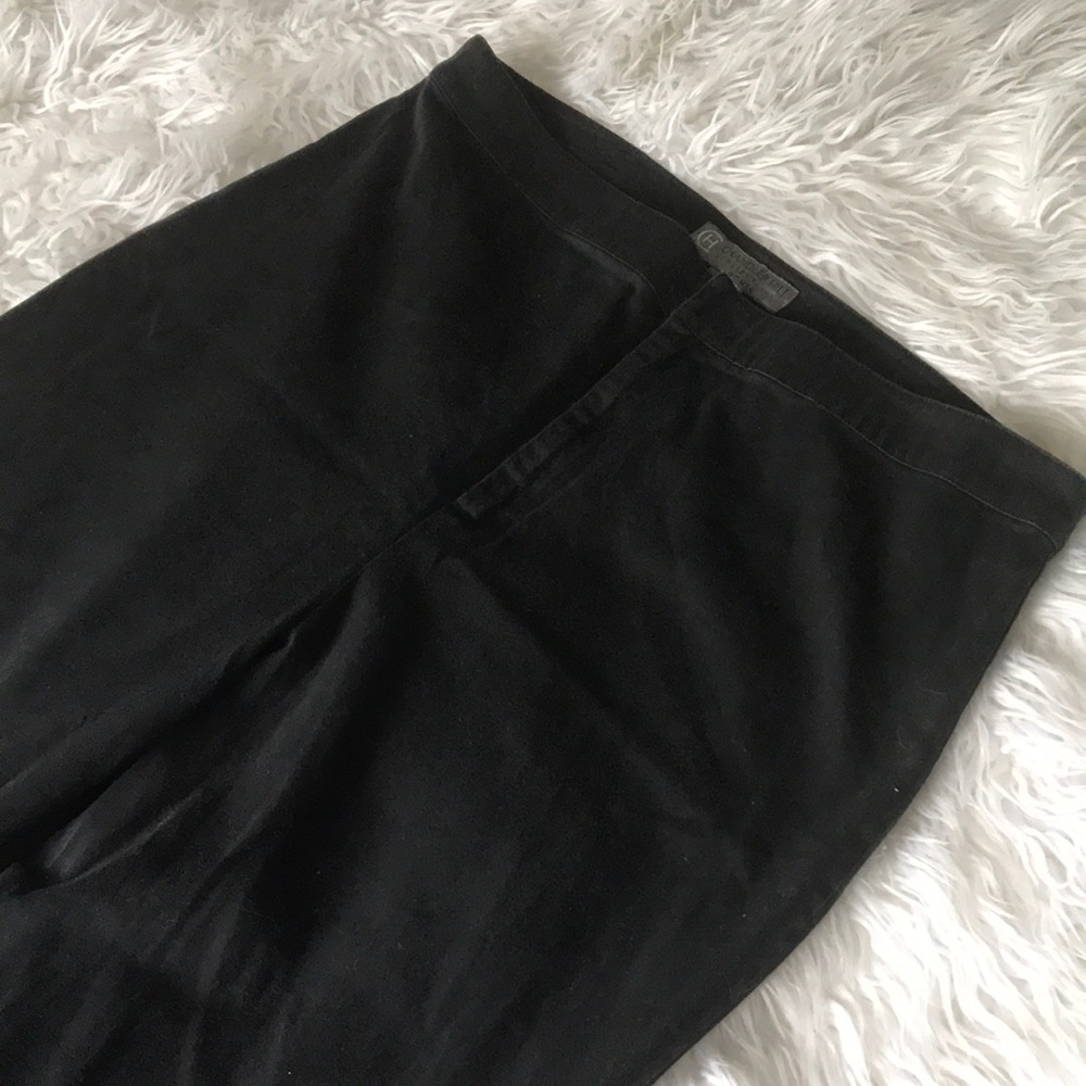 Black Dress/Business/Office Straight Leg Pants